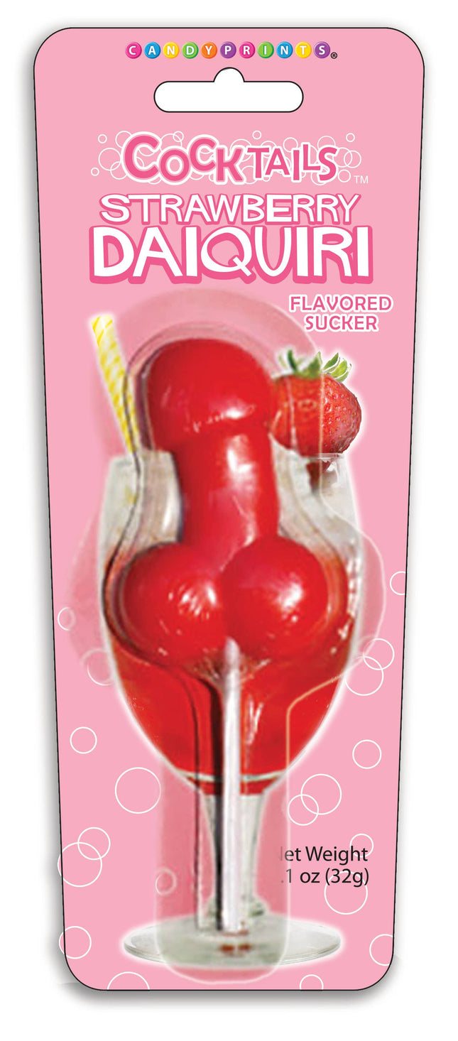 Cocktail Suckers- Strawberry Daiquiri